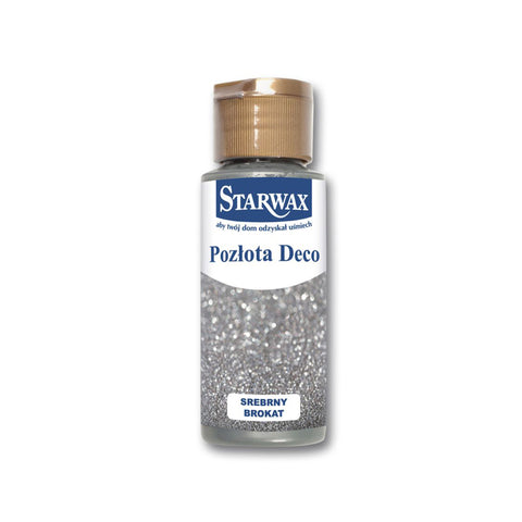 POZŁOTA DECO SREBRNY BROKAT 59 ML STARWAX