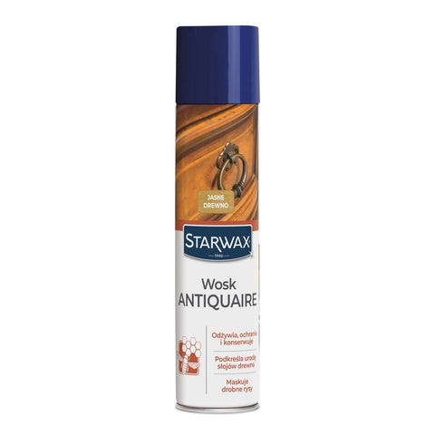 WOSK W AEROZOLU DO JASNEGO DREWNA 300 ML STARWAX