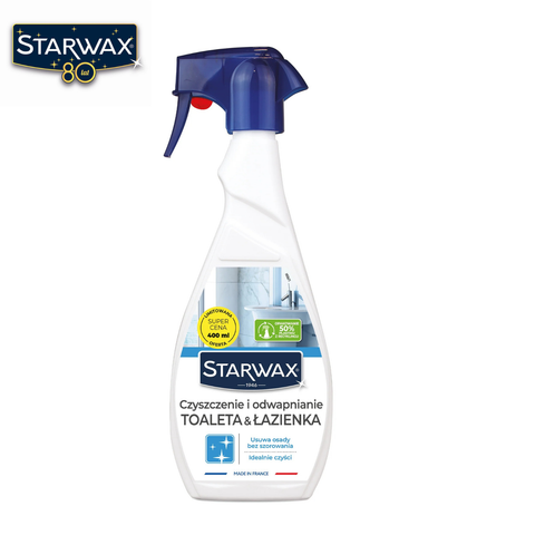 CZYSZCZENIE I ODWAPNIANIE TOALETA & ŁAZIENKA 400 ML STARWAX