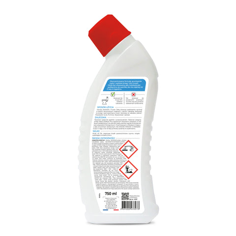 ŻEL DO WC SILNY WYBIELACZ STARWAX 750 ML