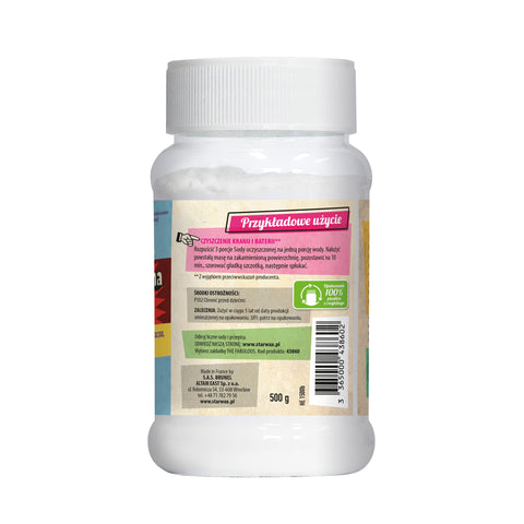 SODA OCZYSZCZONA GOSPODARCZA 500 G STARWAX THE FABULOUS