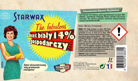 OCET BIAŁY 14% GOSPODARCZY STARWAX THE FABULOUS