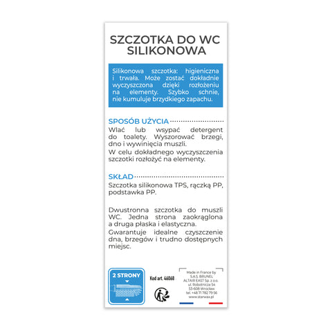 SZCZOTKA SILIKONOWA DO WC STARWAX