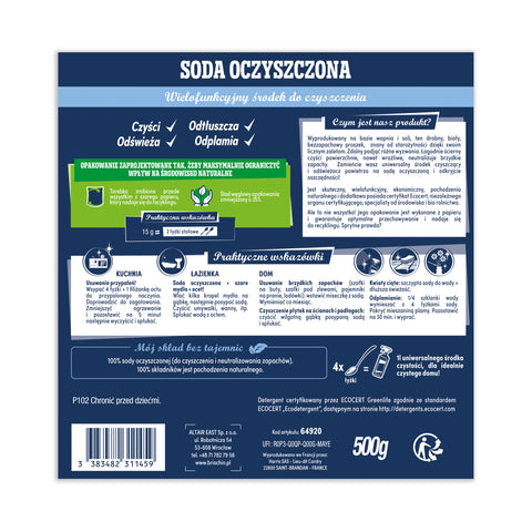 SODA OCZYSZCZONA 500 G BRIOCHIN