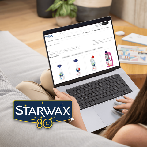 Wybierz z naszej oferty produkt oznaczony naklejką „80 lat Starwax”