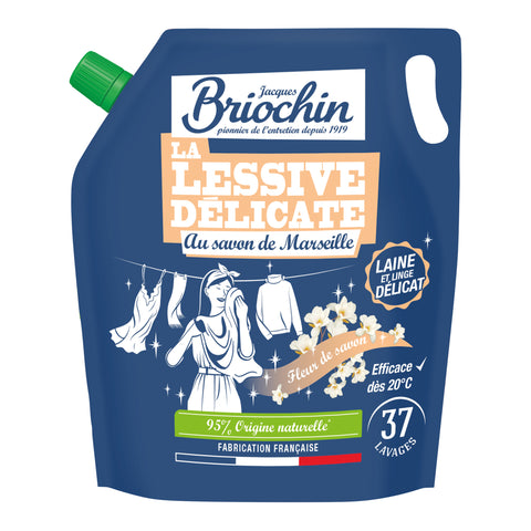 KONCENTRAT DO PRANIA MYDŁO MARSYLSKIE DELIKATNE TKANINY ZAPAS 1,7L BRIOCHIN