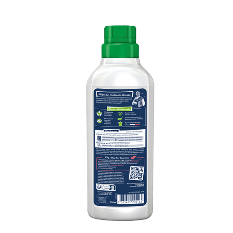 płyn do płukania tkanin kwiatowy etykieta