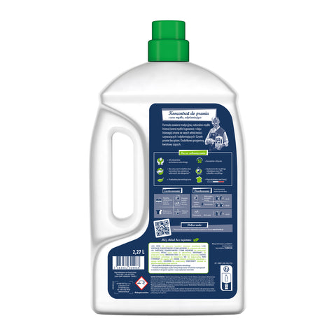 szare mydło do prania w pralce